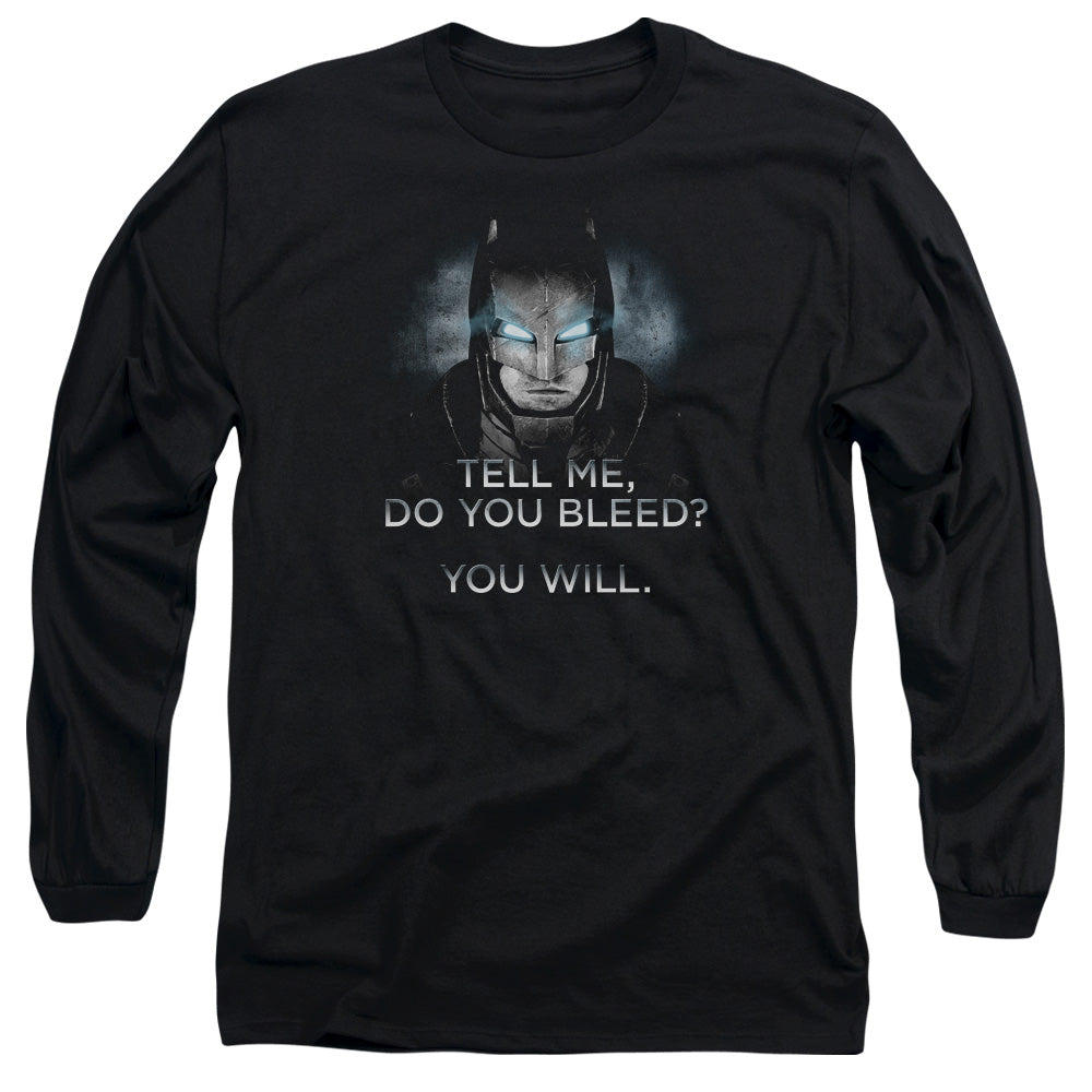 Batman v Superman Do You Bleed Long Sleeve T-Shirt