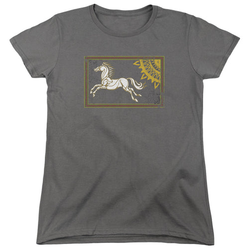 Lord of the Rings Rohan Banner Womens T-Shirt