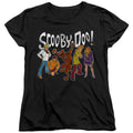 Scooby-Doo The Gang Black Womens T-Shirt