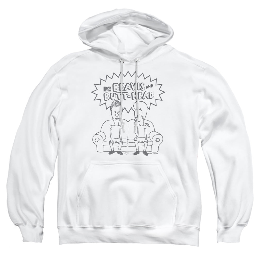Beavis and Butthead Couch Logo Pullover Hoodie