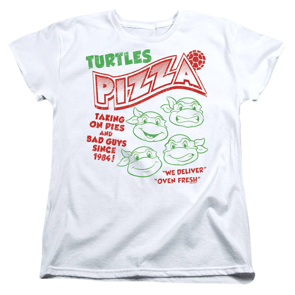 Teenage Mutant Ninja Turtles Turtles Pizza Womens T-Shirt