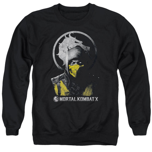 Mortal Kombat X Scorpion Bust Crewneck Sweatshirt