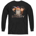 The Three Stooges Nyuk Dynasty Beards Youth Long Sleeve T-Shirt