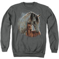 Wild Wings Painted Horses Crewneck Sweatshirt