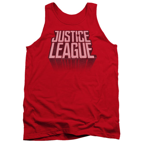 Justice League League Distressed Tank Top