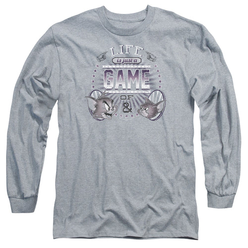 Tom and Jerry Life Is a Game Long Sleeve T-Shirt