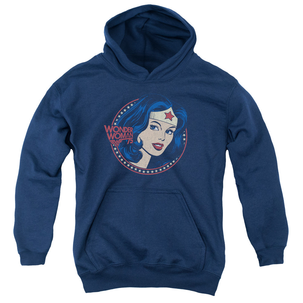 Wonder Woman WW75 Starburst Portrait Youth Hoodie