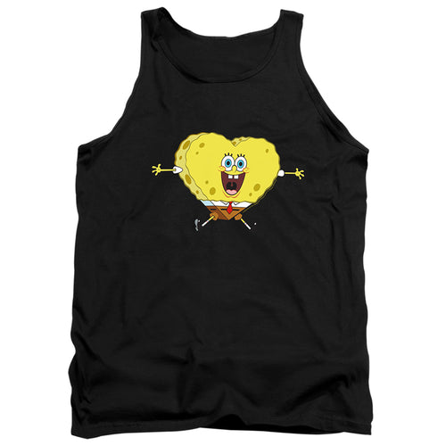 Spongebob Squarepants Valentine's Day Heart-shaped Sponge Tank Top