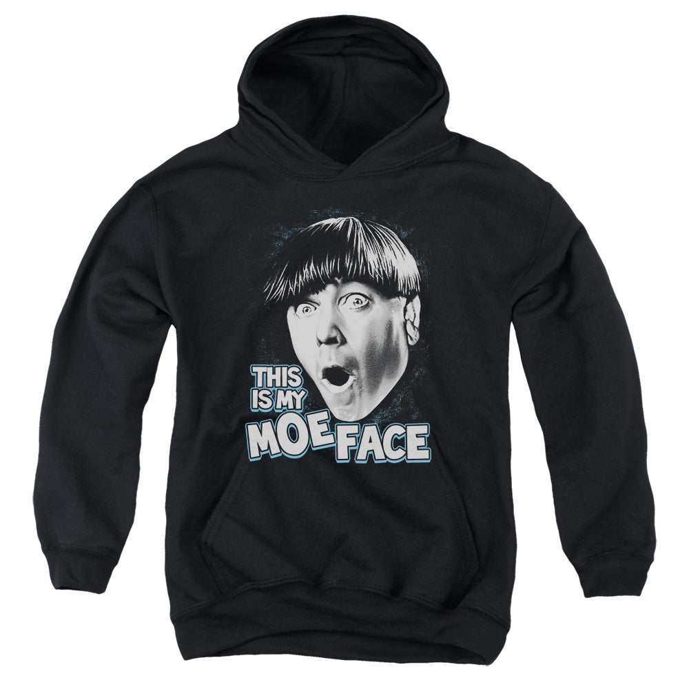 The Three Stooges This Is My Moe Face Youth Hoodie