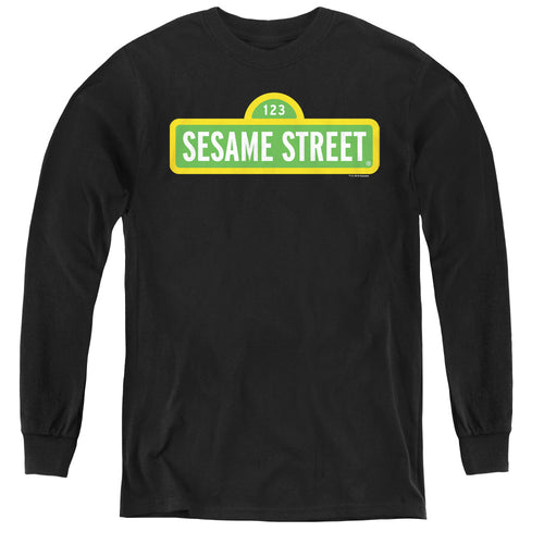 Sesame Street Logo Youth Long Sleeve T-Shirt
