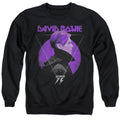 David Bowie Side Profile 75 Logo Crewneck Sweatshirt
