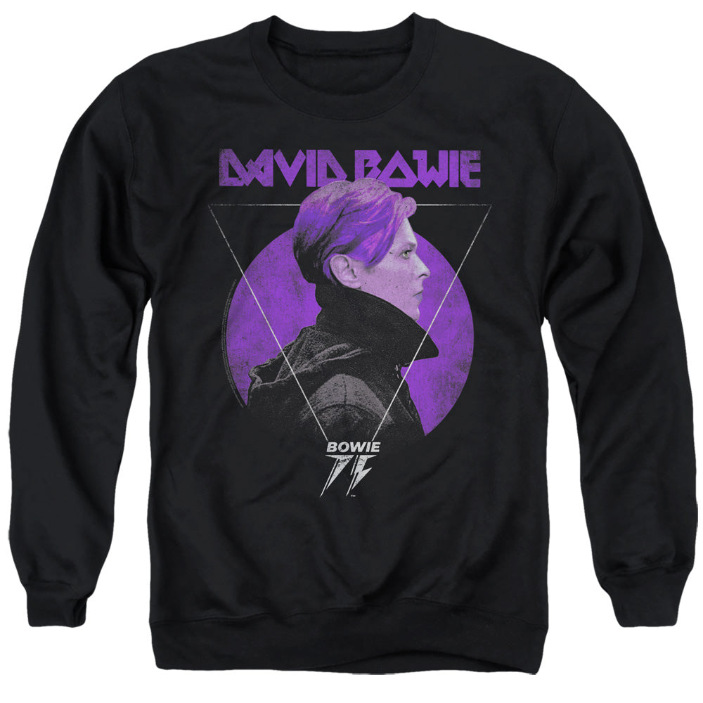 David Bowie Side Profile 75 Logo Crewneck Sweatshirt