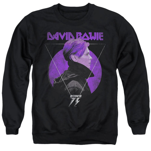 David Bowie Side Profile 75 Logo Crewneck Sweatshirt