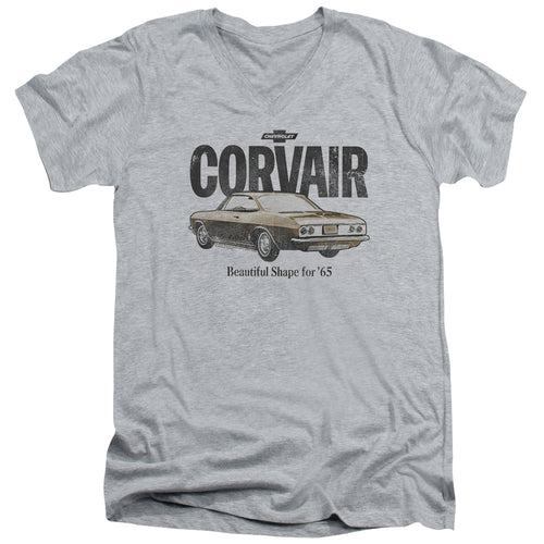 Chevy Retro Corvair V-Neck T-Shirt