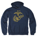 U.S. Marine Corps Gold Emblem Pullover Hoodie