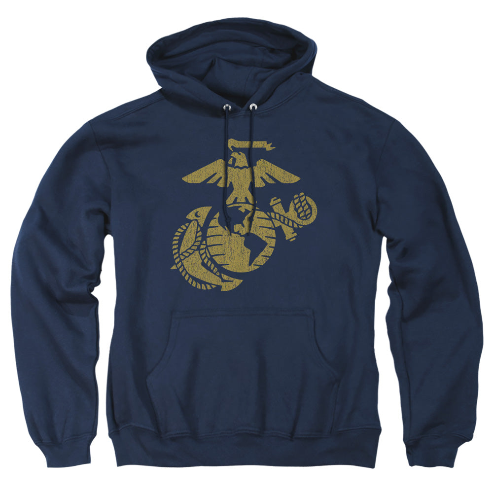 U.S. Marine Corps Gold Emblem Pullover Hoodie