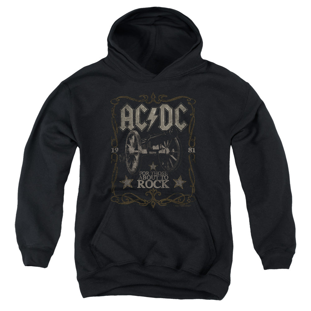 AC/DC Rock Label Youth Hoodie
