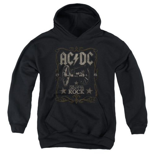 AC/DC Rock Label Youth Hoodie