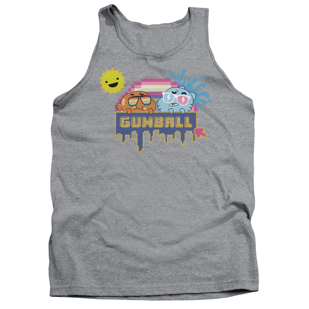 The Amazing World of Gumball Pixel Sunshine Logo Tank Top