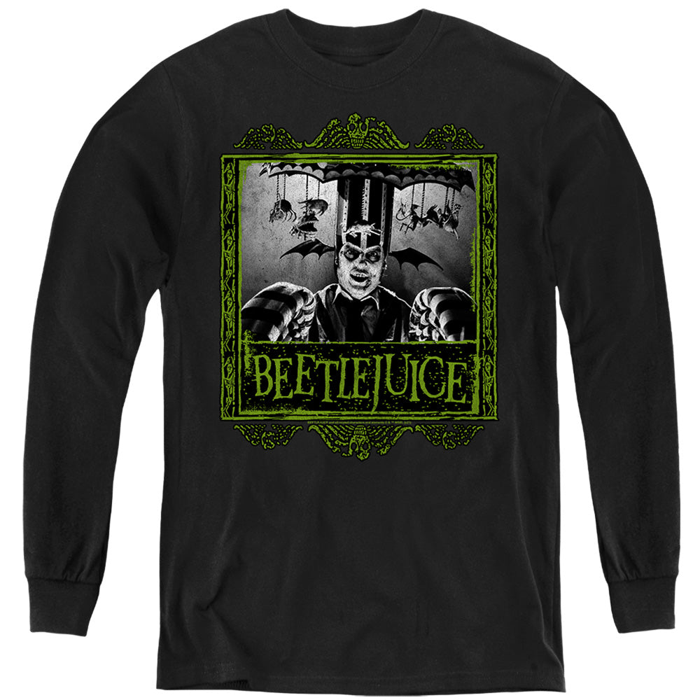 Beetlejuice Carousel Beetlejuice Youth Long Sleeve T-Shirt