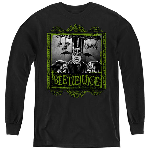 Beetlejuice Carousel Beetlejuice Youth Long Sleeve T-Shirt