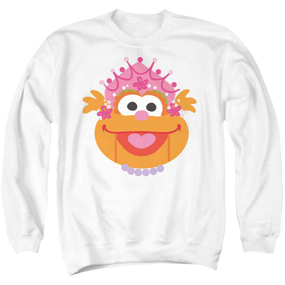 Sesame Street Christmas Nutcracker Zoey White Crewneck Sweatshirt