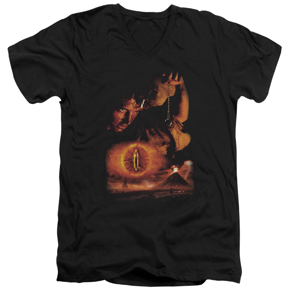 Lord of the Rings Destroy the Ring V-Neck T-Shirt