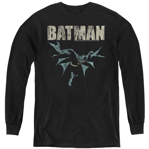 Batman Glide Youth Long Sleeve T-Shirt