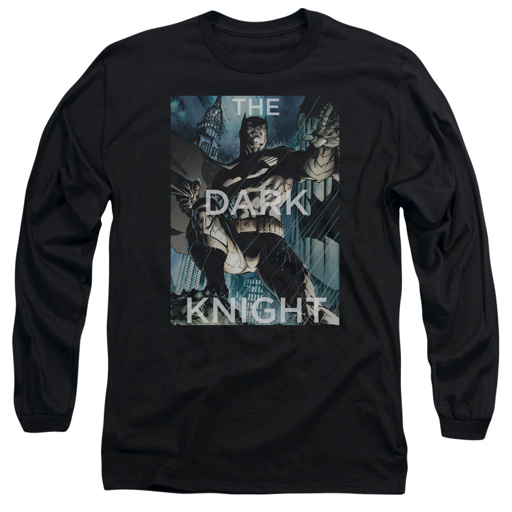 Batman Fighting The Storm Long Sleeve T-Shirt