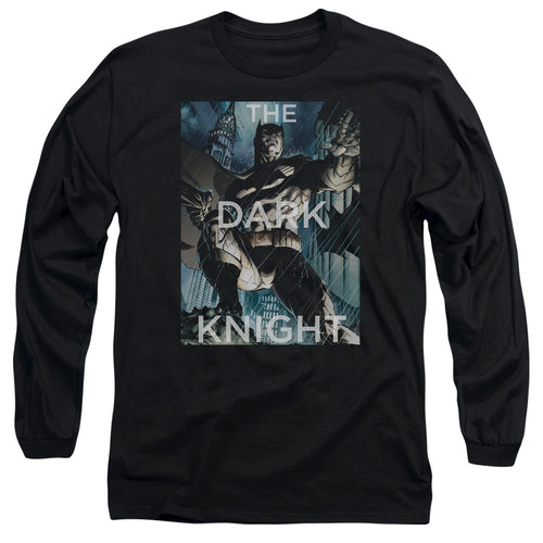 Batman Fighting The Storm Long Sleeve T-Shirt