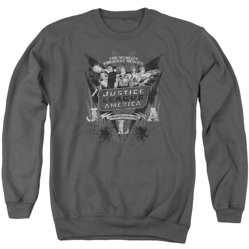 DC Comics Greatest Heroes Crewneck Sweatshirt