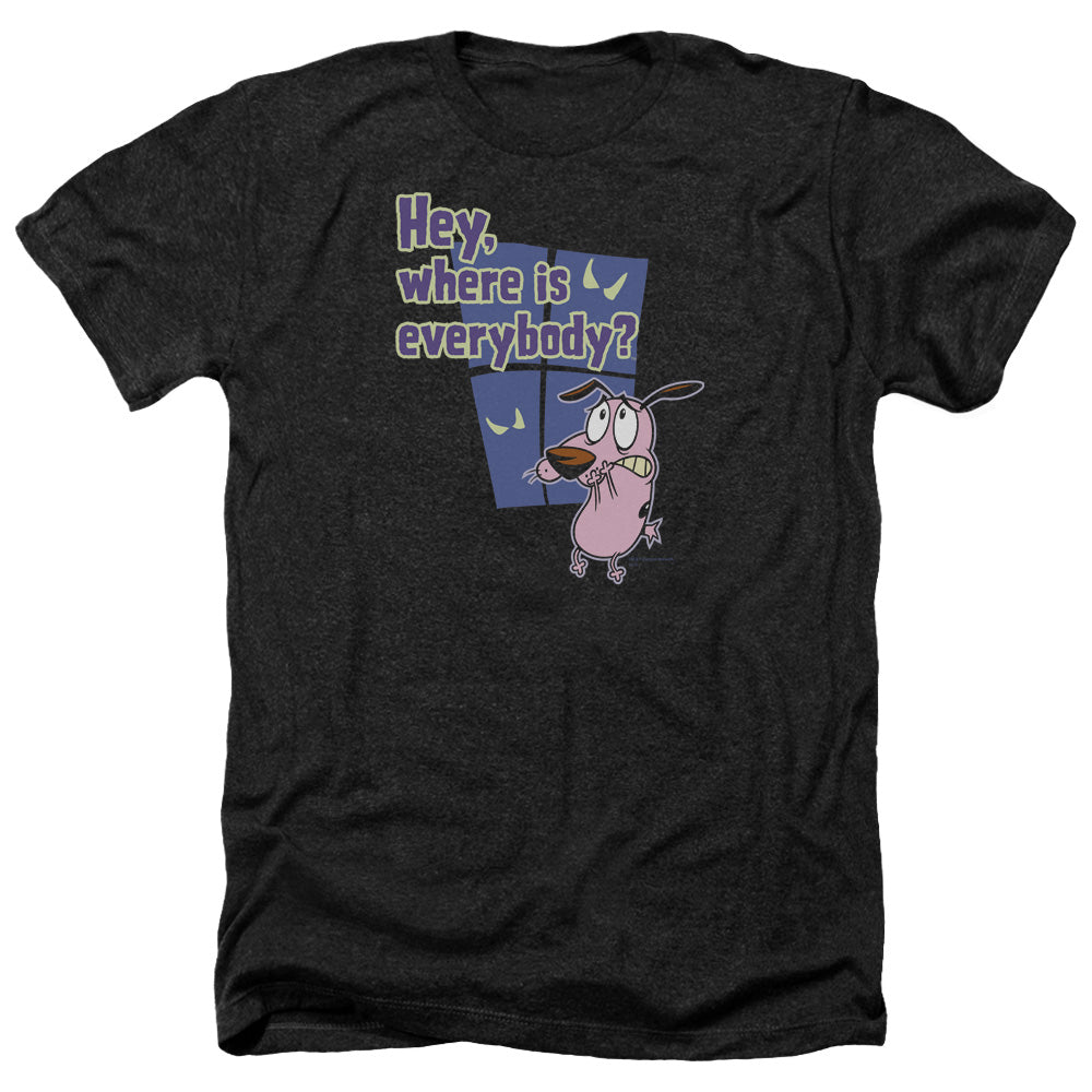 Courage the Cowardly Dog Where Is Everybody T-Shirt