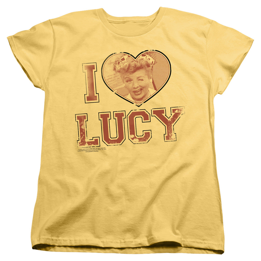 I Love Lucy I Heart Lucy Womens T-Shirt