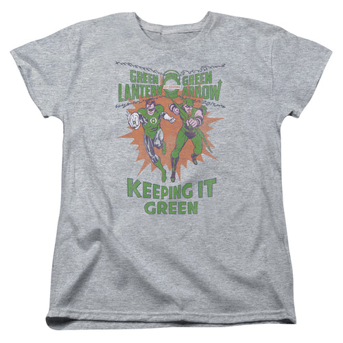Green Lantern Keeping It Green Womens T-Shirt