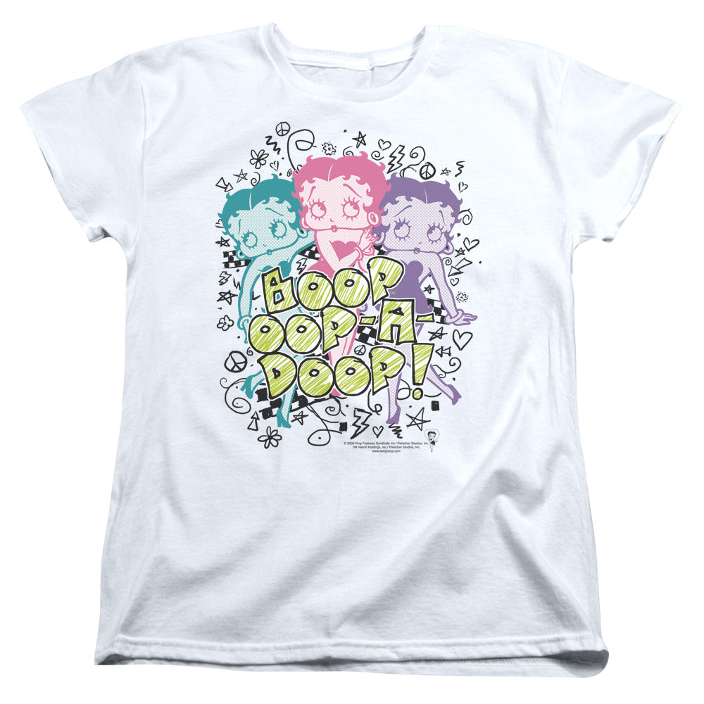 Betty Boop Sketch Womens T-Shirt