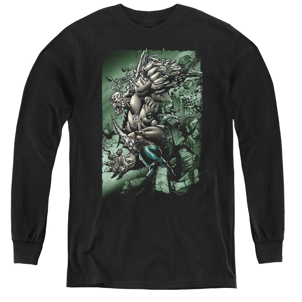 Superman Doomsday Destruction Youth Long Sleeve T-Shirt