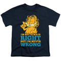 Garfield Never Wrong Youth/Toddler T-Shirt