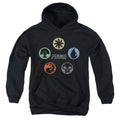Magic the Gathering 5 Colors Youth Hoodie