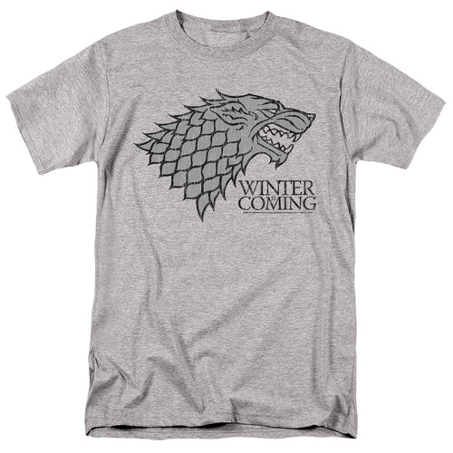 Game of Thrones Startk Winter Is Coming On Gray T-Shirt