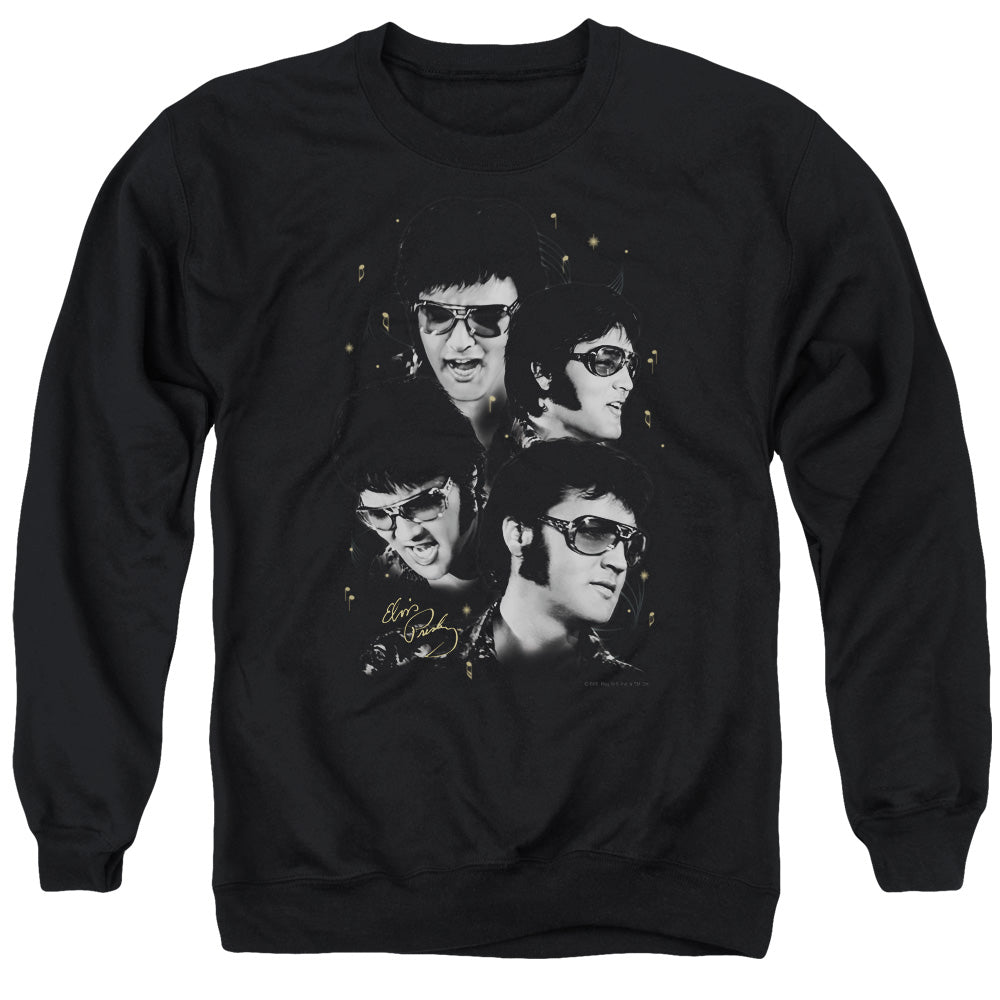Elvis Presley Faces Crewneck Sweatshirt