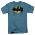Batman Dripping Brick Wall Shield T-Shirt