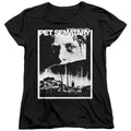 Pet Sematary Poster Black and White Womens T-Shirt