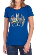 Batman 80Th Shield Womens T-Shirt