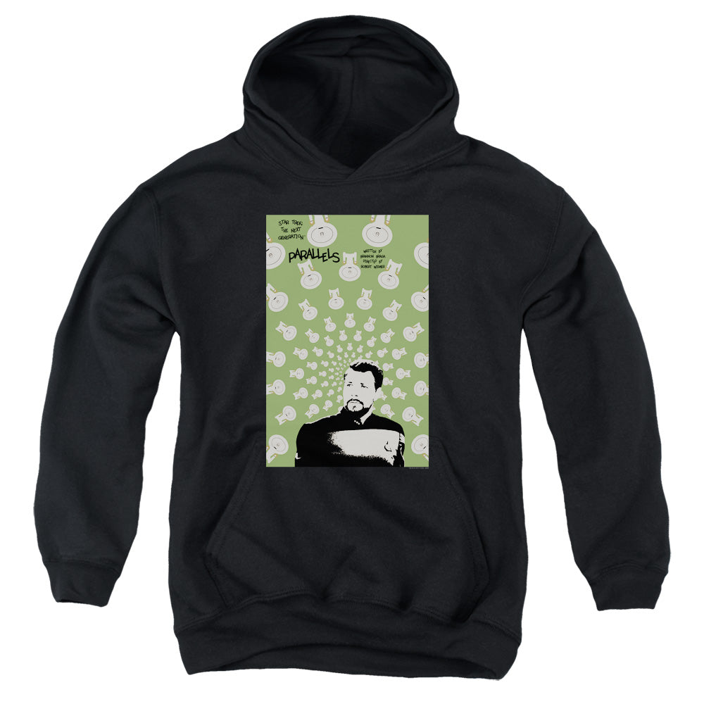 Star Trek Parallels Black Youth Hoodie