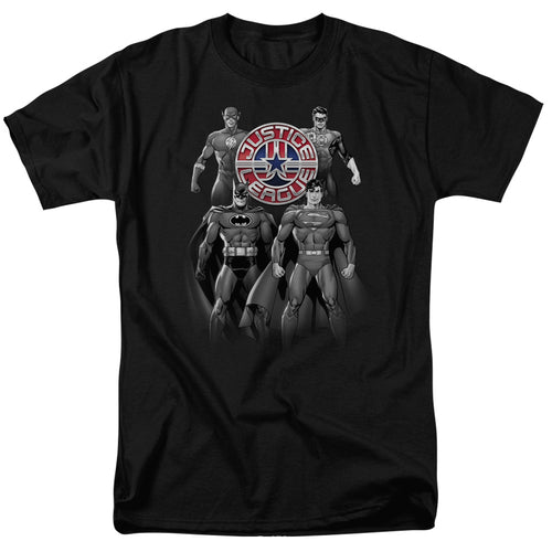 Justice League Shades Of Gray T-Shirt