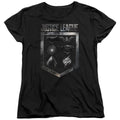 Justice League Shield Of Emblems Womens T-Shirt