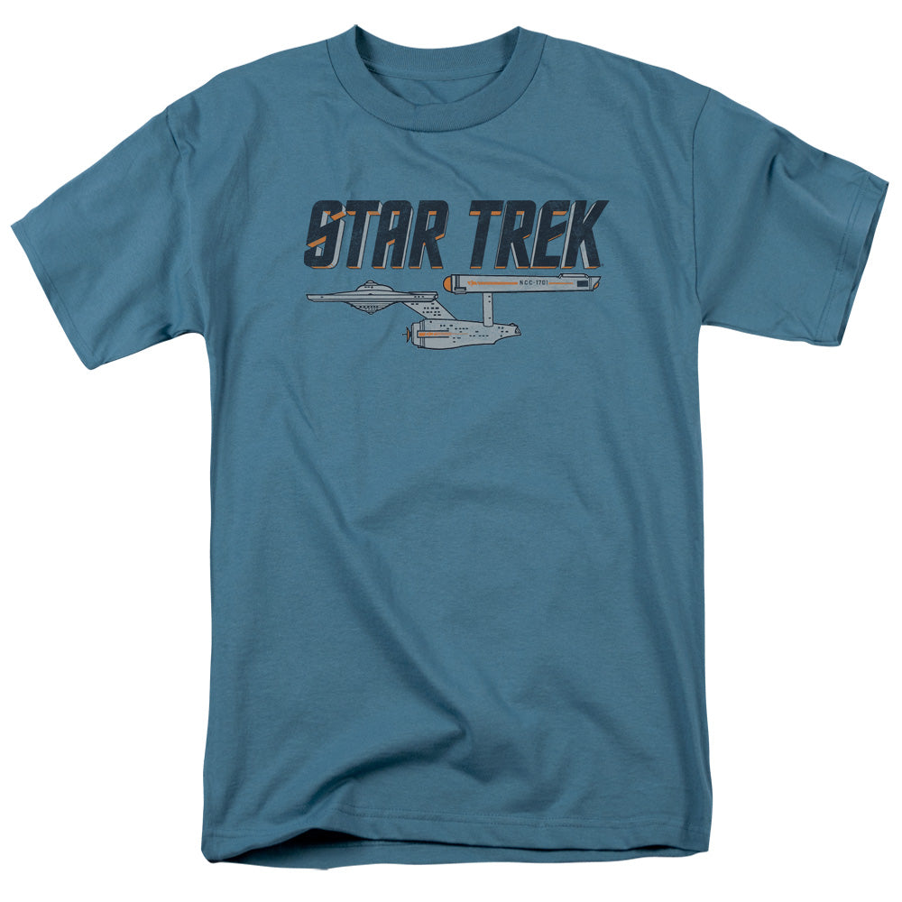 Star Trek Enterprise Logo Teal T-Shirt