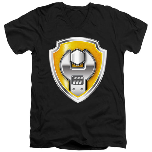 Paw Patrol Rubble Badge V-Neck T-Shirt