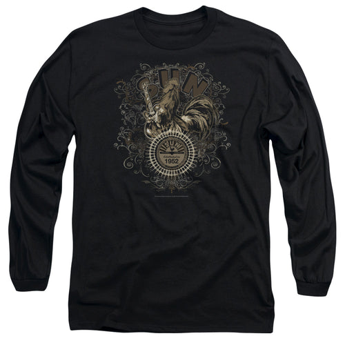 Sun Records Scroll Around Rooster Long Sleeve T-Shirt