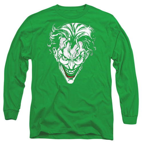 The Batman Joker Red on Green Long Sleeve T-Shirt